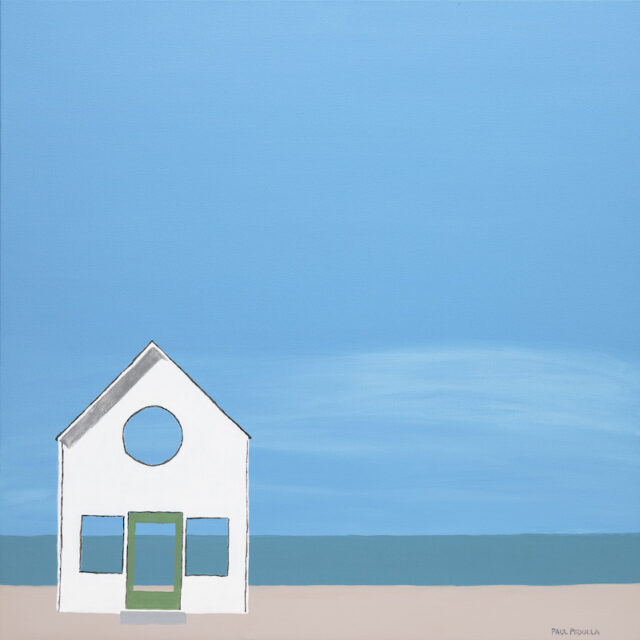 Beach Pad with Green Door